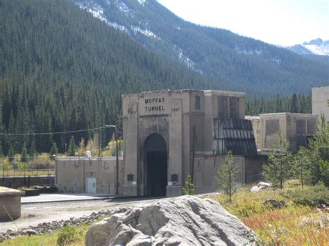 Moffat Tunnel East Portal is the starting point for several trailheads ...