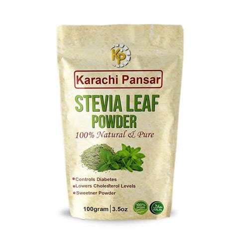 Stevia Leaves Powder 100gm - Karachi Pansar