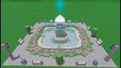 Building A Fountain Centrepiece | Theme Park Tycoon 2 | Roblox | TPT2 ...