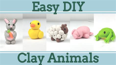 Modeling Clay With Basic Shapes: Model More Than 40 Animals With ...