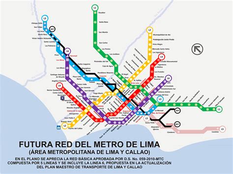 Metro de Lima (Horizonte 2025): thewild2007; Mapa de la Red del Metro ...