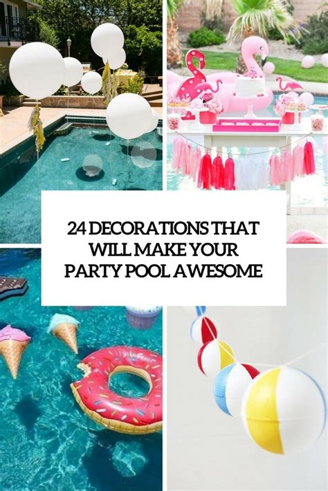 decorations that will make any pool party awesome cover Floating Pool ...