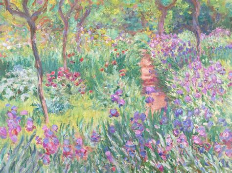 The Garden in Giverny - Claude Monet | Reproductions de peintures ...