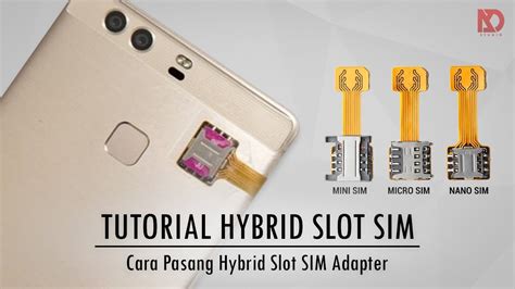 Tutorial Hybrid Slot SIM - Cara Pasang Hybrid Slot SIM Adapter TANPA ...