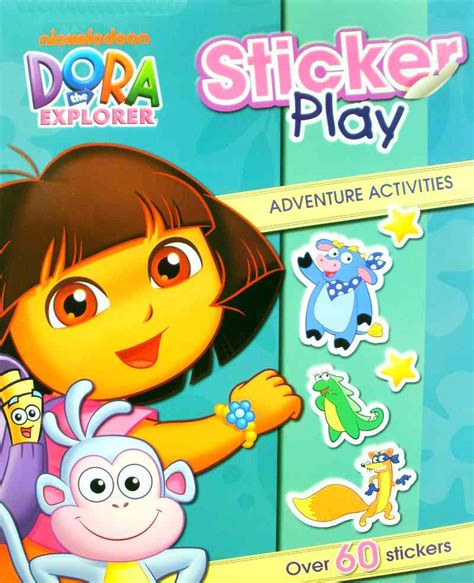 Nickelodeon Dora The Explorer Sticker Play Book - Ages 3 years