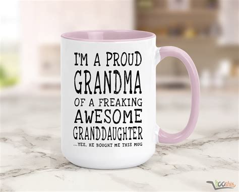 Funny Grandma Gift I'm a Proud Grandma of a Freaking | Etsy