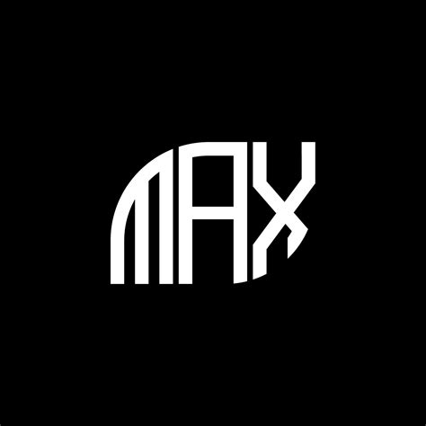 MAX letter logo design on black background. MAX creative initials ...