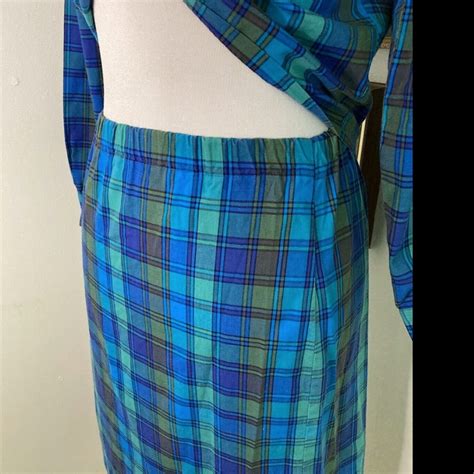 Vintage Clueless Inspired 70's Plaid 2 Piece Skirt - Gem