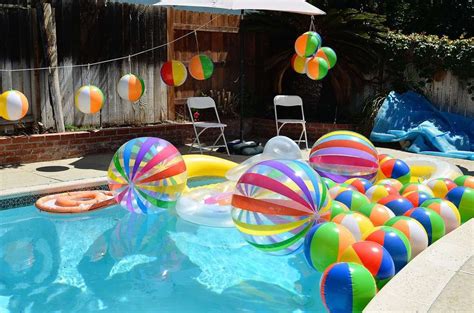 Beach ball Birthday Party Ideas | Photo 1 of 45 | Beach ball birthday ...