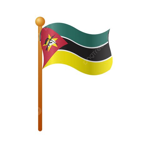 Mozambique Flag, Mozambique, Flag, Mozambique Independence PNG and ...