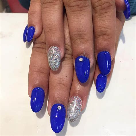 2017 Royal Blue Nail Art Designs - style you 7