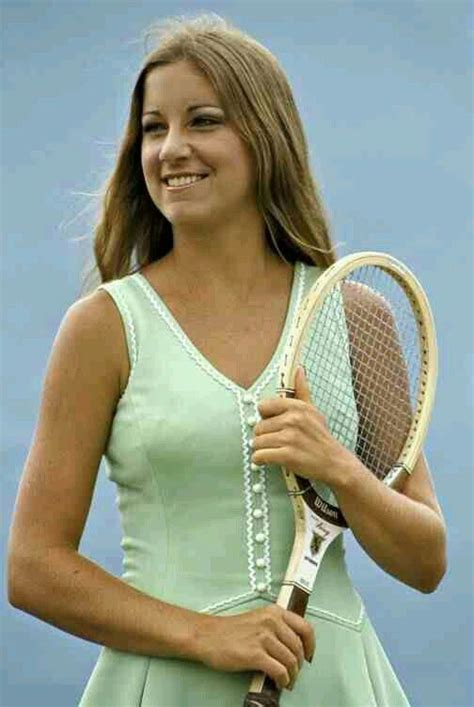 US number one tennis star Chris Evert in 1973. American Tennis Players ...