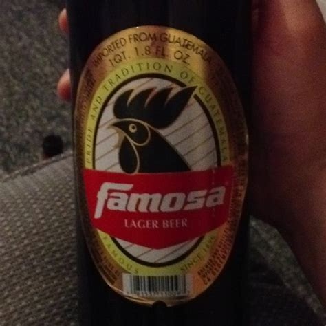 Famosa lager beer. Imported from Guatemala | Lager beer, Beer, Lager