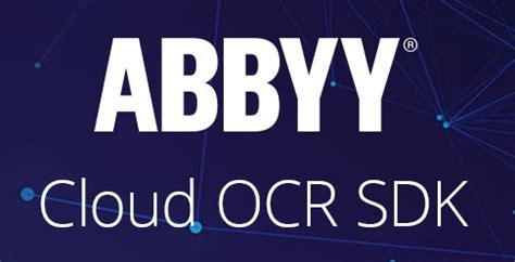 ABBYY Cloud OCR SDK - SimpleOCR