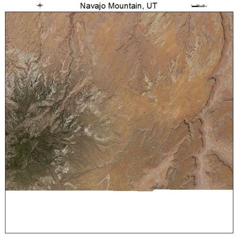 Aerial Photography Map of Navajo Mountain, UT Utah