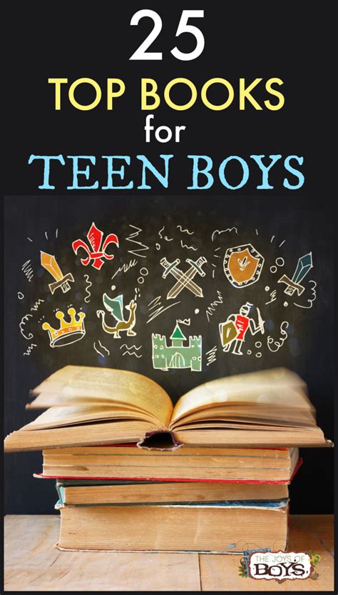 25 of the Best Books for Teen Boys - The Joys of Boys