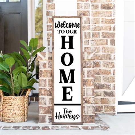 Welcome to Our Home Porch Sign SVG - Kara Creates