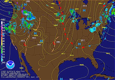 Weather Map Symbols H And L Indicate - Cape May County Map