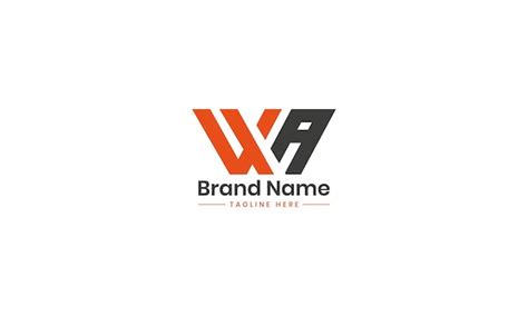 Premium Vector | Vector flat design wa logo design template