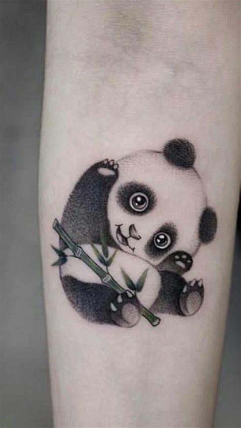 Fofo panda tattoo Animal Tattoos For Women, Cute Animal Tattoos, Cute ...