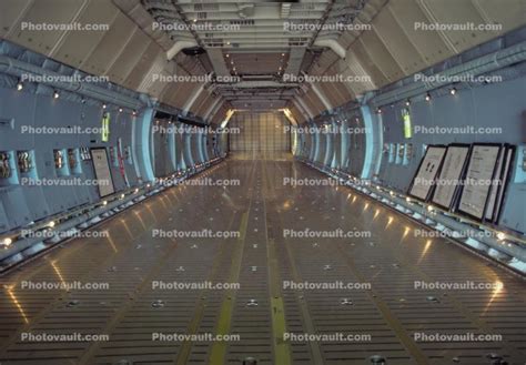 Cargo hold, inside, interior, Lockheed C-5 Galaxy, Abbotsford Airport ...