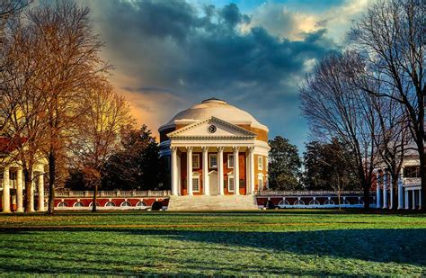 The University Of Virginia Rotunda At Sunset Photograph by Mountain ...