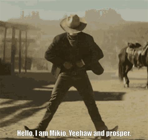 Mikio Cowboy GIF - Mikio Cowboy Yeehaw - Discover & Share GIFs