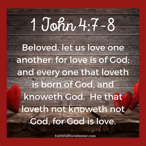 1 John 4:7-8 in 2021 | 1 john, 1 john 4, Love one another