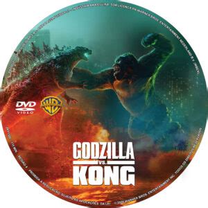 Godzilla vs Kong Custom Blu-Ray label - DVDcover.Com