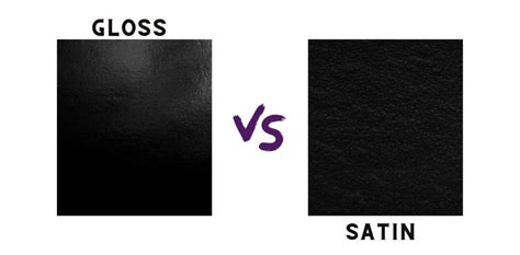 Semi Gloss Vs Satin Black