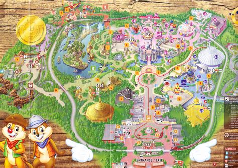 Hong Kong Disneyland - 2012 Park Map