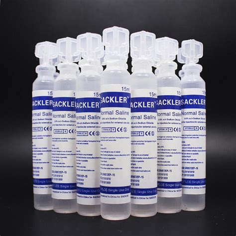 10 PCS KIT: PORTABLE SALINE & SODIUM CHLORIDE NEBULIZER SOLUTION VIALS 15ML