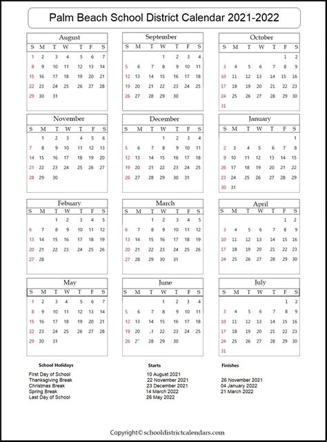 2024 And 2023 Palm Beach School Calendar - 2024 Calendar Printable