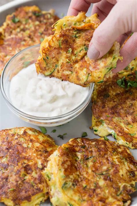 Zucchini Fritters - Valentina's Corner