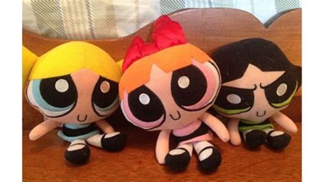 Powerpuff Girls Blossom Buttercup Bubbles 3 Plush Doll - YouTube