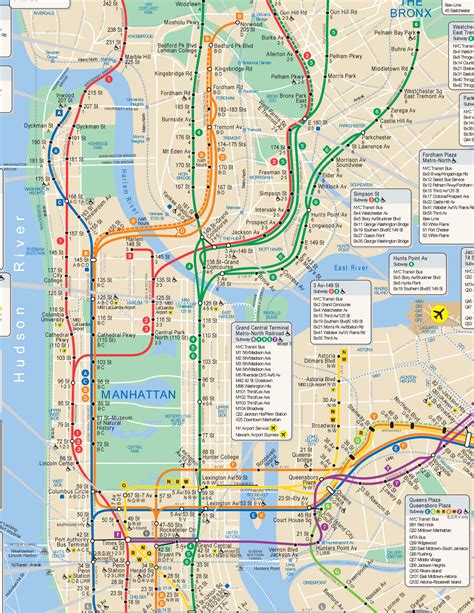 Subway Of New York Map - Danica Dominique