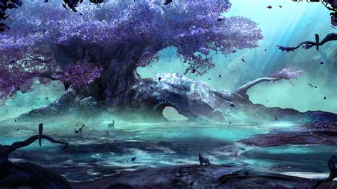 1366x768 Fantasy Art Creatures Forest 4k Laptop HD ,HD 4k Wallpapers ...