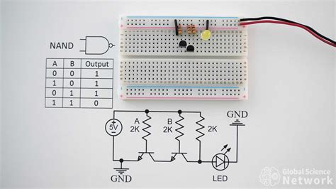 Nand Gate Relay Circuit Diagram