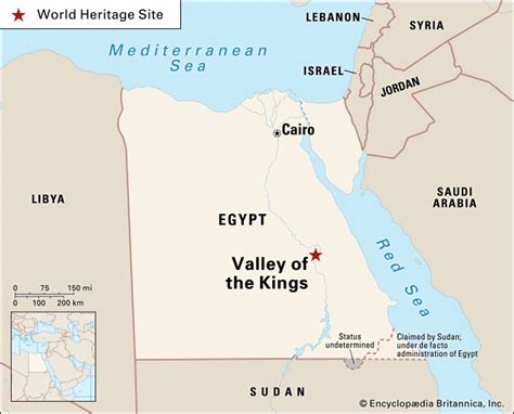 Valley Of The Kings Egypt Map – Map Vector