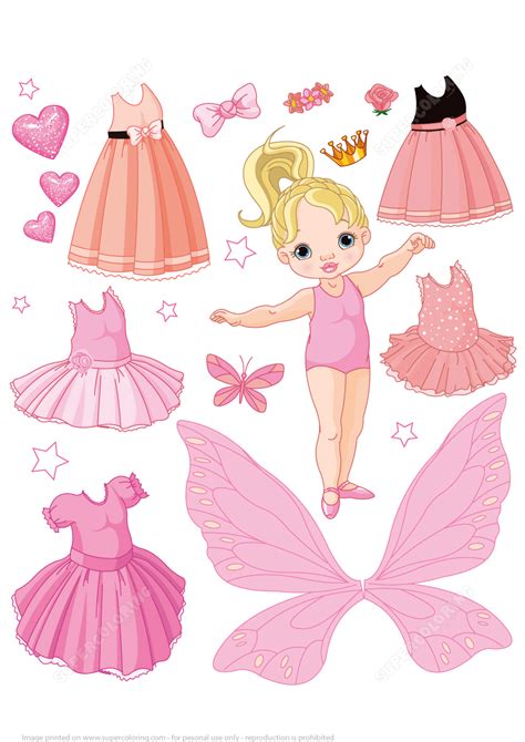 Free Printable Princess Paper Dolls And Clothes - Free Printable Paper