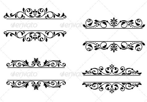 Header Frame with Retro Floral Elements | Medicine, Editor and Icons