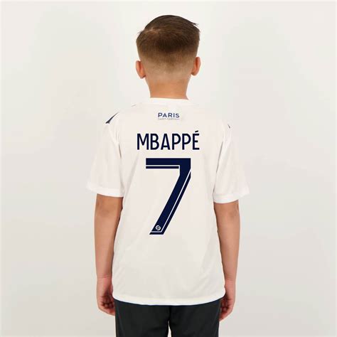 PSG Cap 7 Mbappé White Shirt - FutFanatics