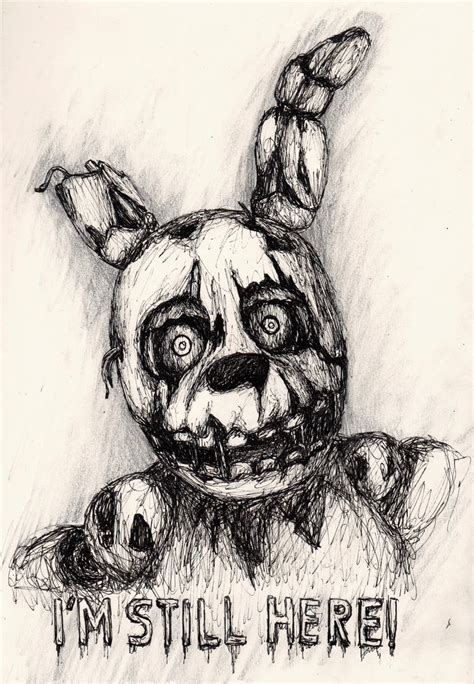 Springtrap Fnaf Drawings Fnaf Fnaf Art | Images and Photos finder