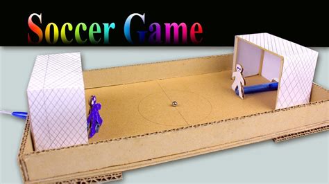 WOW !!!! How To Make Mini Desktop Soccer Game From Cardboard ...