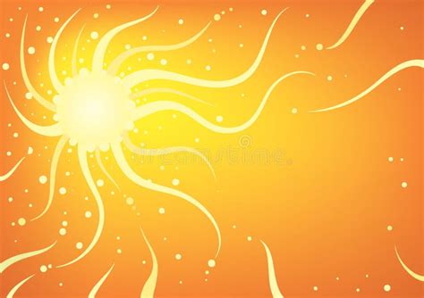 Sun with wavy rays stock vector. Illustration of backdrop - 13683611