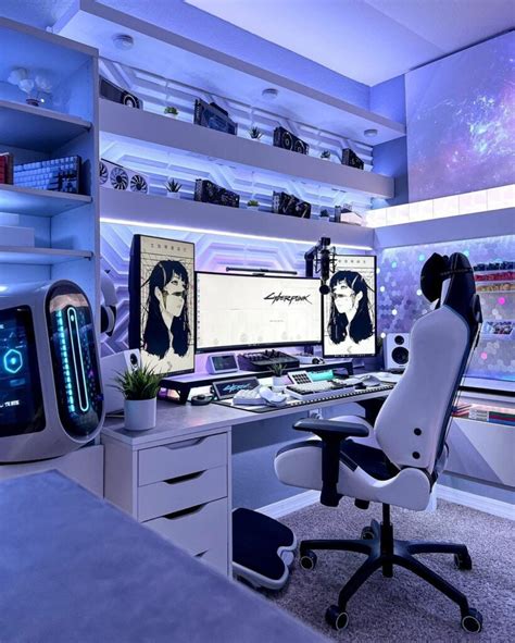 15 All-White Gaming Setup Ideas to Inspire Your Next Build | Displate Blog