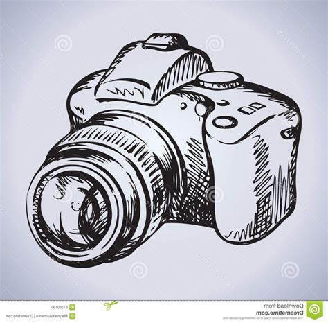 Pencil Drawing Camera at PaintingValley.com | Explore collection of ...