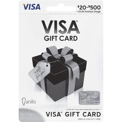 Visa Vanilla Gift Card, $20-$500 | Gift Cards | Hugo's Family Marketplace