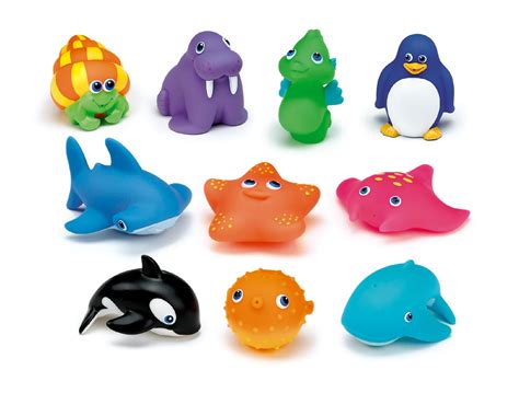 Munchkin Squirt’n Sea Buddies 10 Pcs - Baby - Baby Toys - Bath Toys