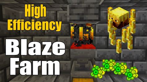 BLAZE Farm Minecraft | Updated High Efficiency Blaze XP Farm - YouTube